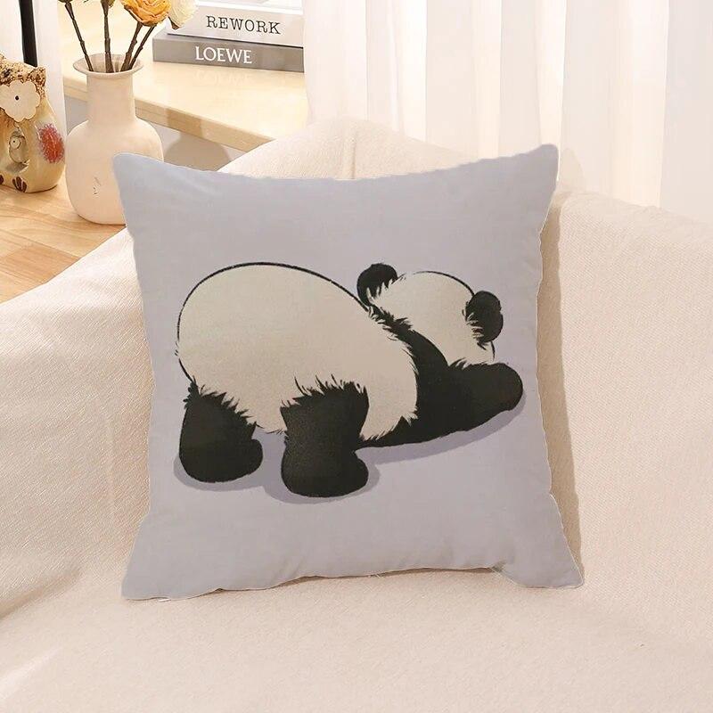 Pillow Panda Pillowcase Sofa Cushion Cover Kawaii  Autumn   Body