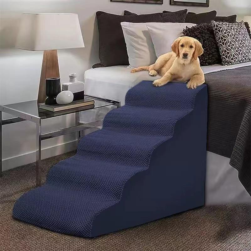 Αντιολισθητικά Σκαλοπάτια για Κατοικίδια: Πλενόμενη Σκάλα για Σκύλους και Γάτες για Δίπλα στο Κρεβάτι ή τον Καναπέ