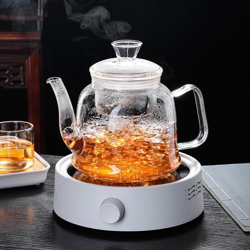 Zuozhixun Heat-Resistant Glass Steaming & Brewing Teapot