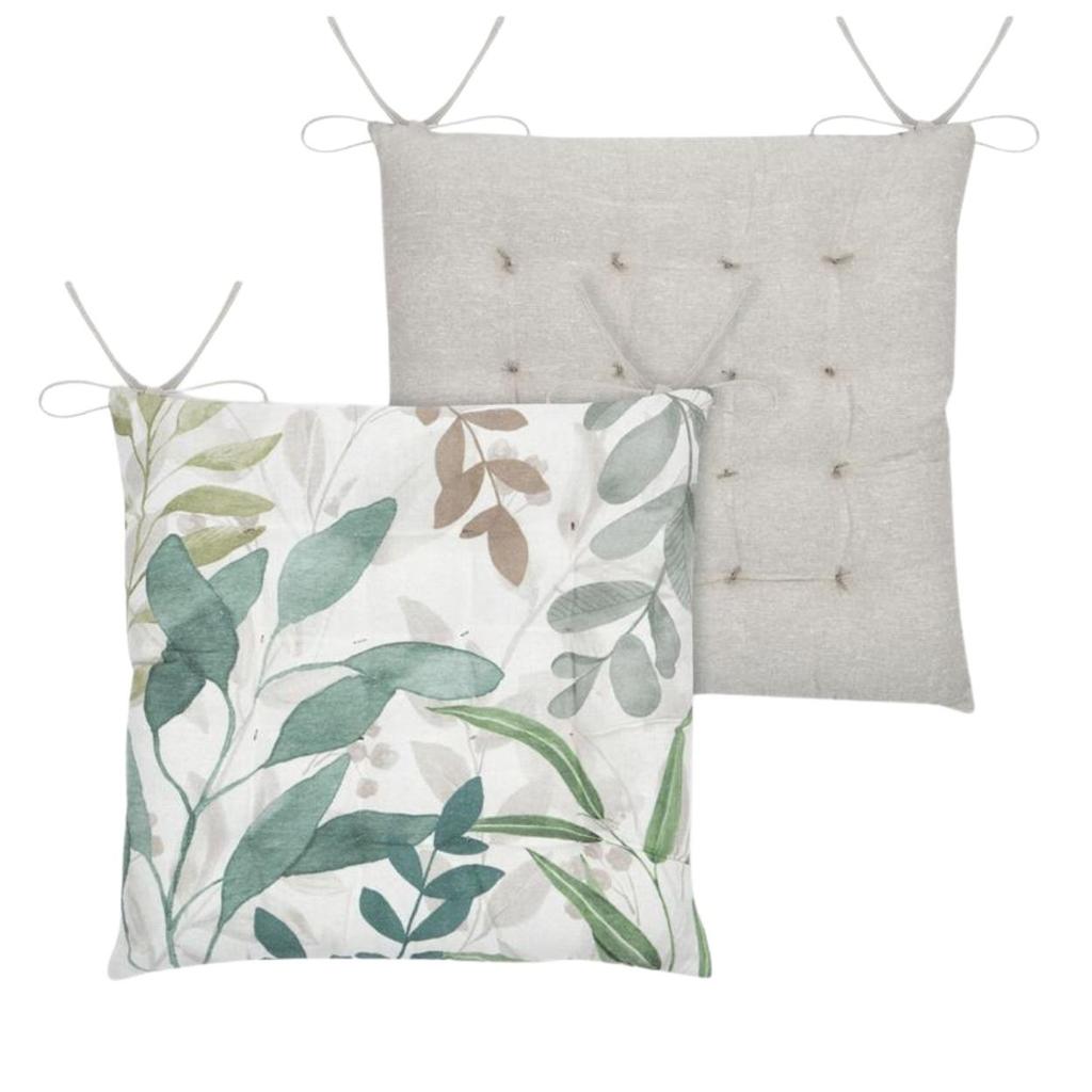 Cuscino Per Sedia Ombrage 38X38 Cm Foglie