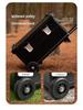 Mountain Outdoor Aluminum Storage Box with Wheels and Pull Rod for Camping Gear and Car Trunk