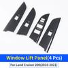 Per Land Cruiser 200 LC200 2008-2021 Accessori Design Interni Aggiornamento Pannello Maniglia Porta Auto Decorativo Texture Fibra di Carbonio
