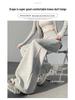 Women's American-Style Wide-Leg High Waist Sweatpants: Tummy Control, Loose Fit, Casual, Floor-Length for Spring & Autumn