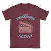 Dì a Schrodinger Che Sono Vivo di Tobe Fonseca T-shirt Gatto Uomo 100% Cotone T-shirt Girocollo Magliette Regalo di Compleanno
