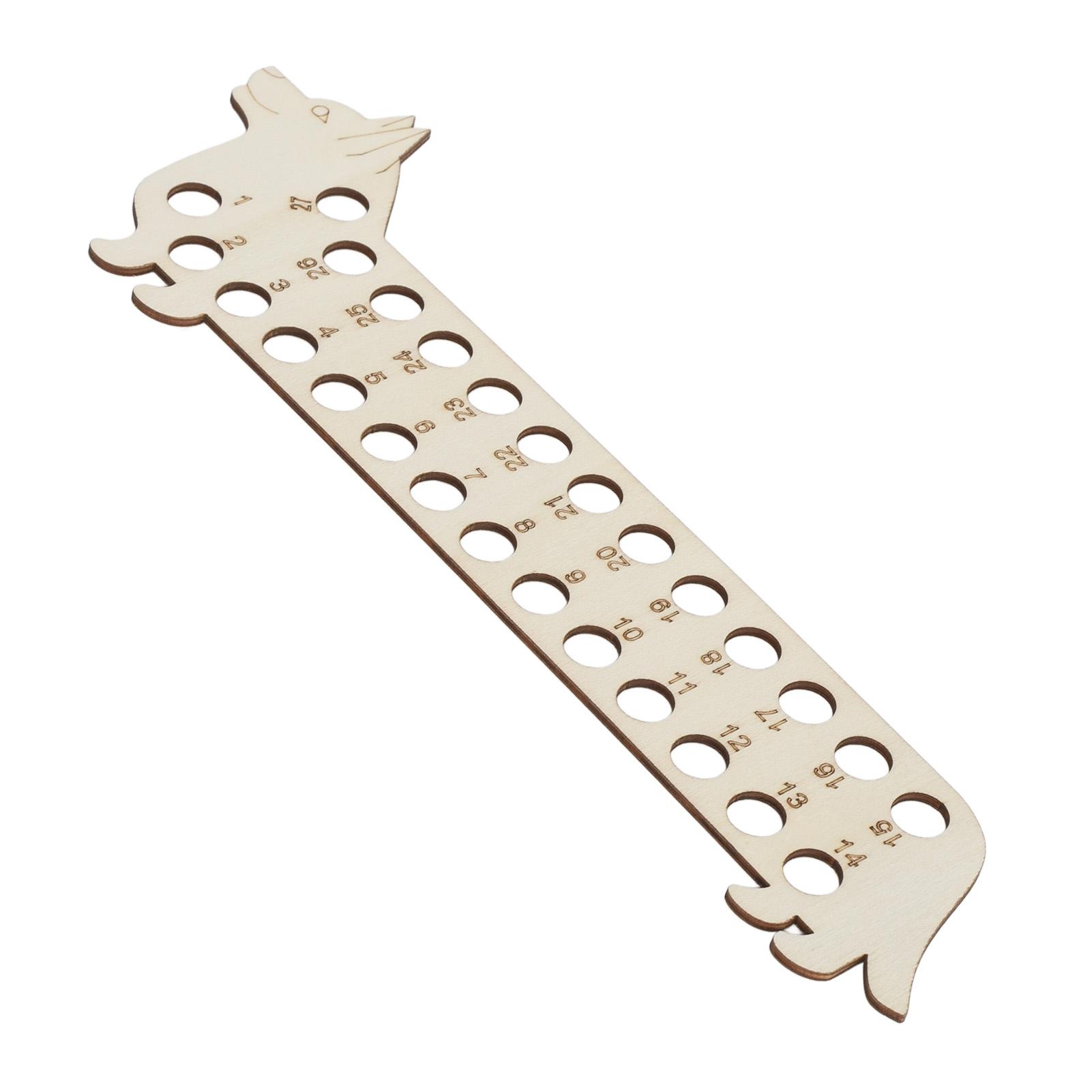 

Embroidery Thread Organizer Board Portable Cute Animal Shape Wooden Cross Stitch Floss Holder for