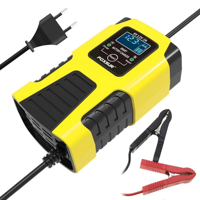 12V 6V Car Motorcycle Jump Starter Portable Maintainer Power Battery Charger
