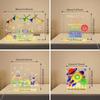 Acrylic Night Light Whiteboard: USB Holiday Decorative Children's Drawing Display
