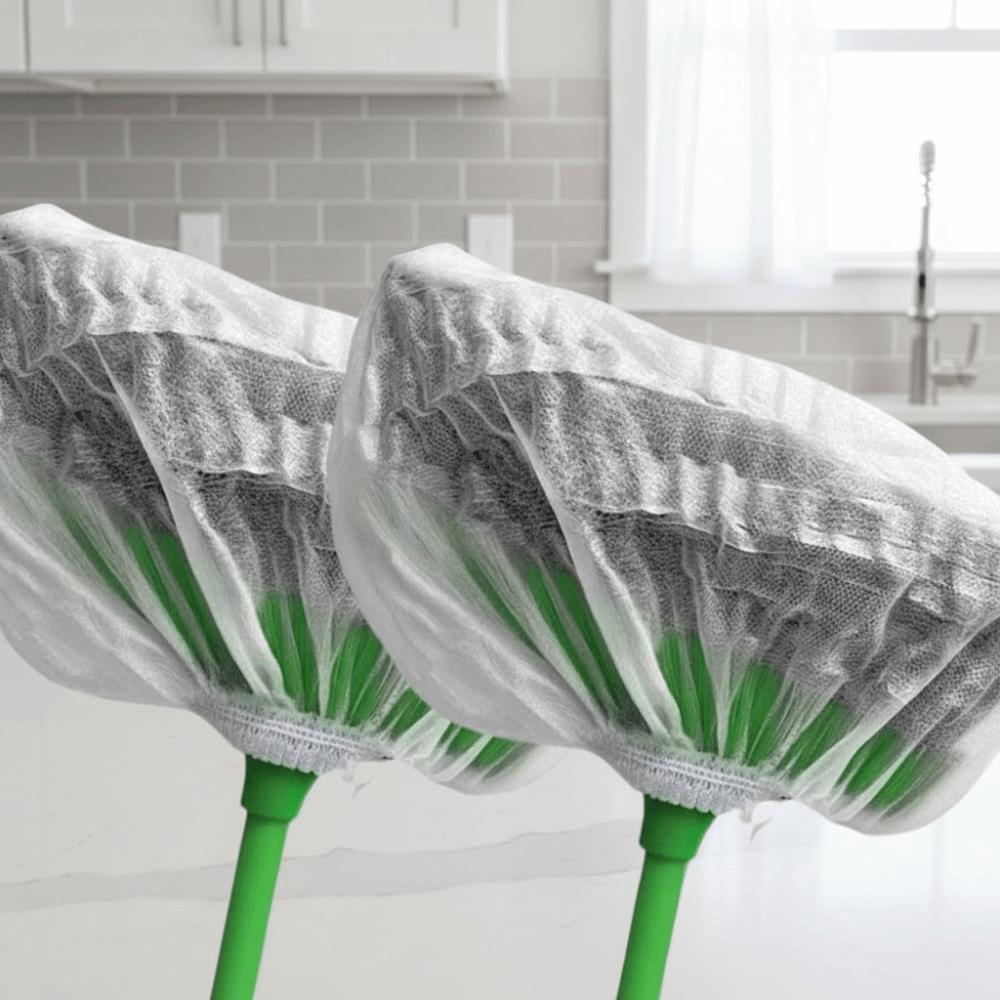 50Pcs/100Pcs Portable Electrostatic Dust Paper Non-woven Fabric Broom Dust Cover Home Cleaning