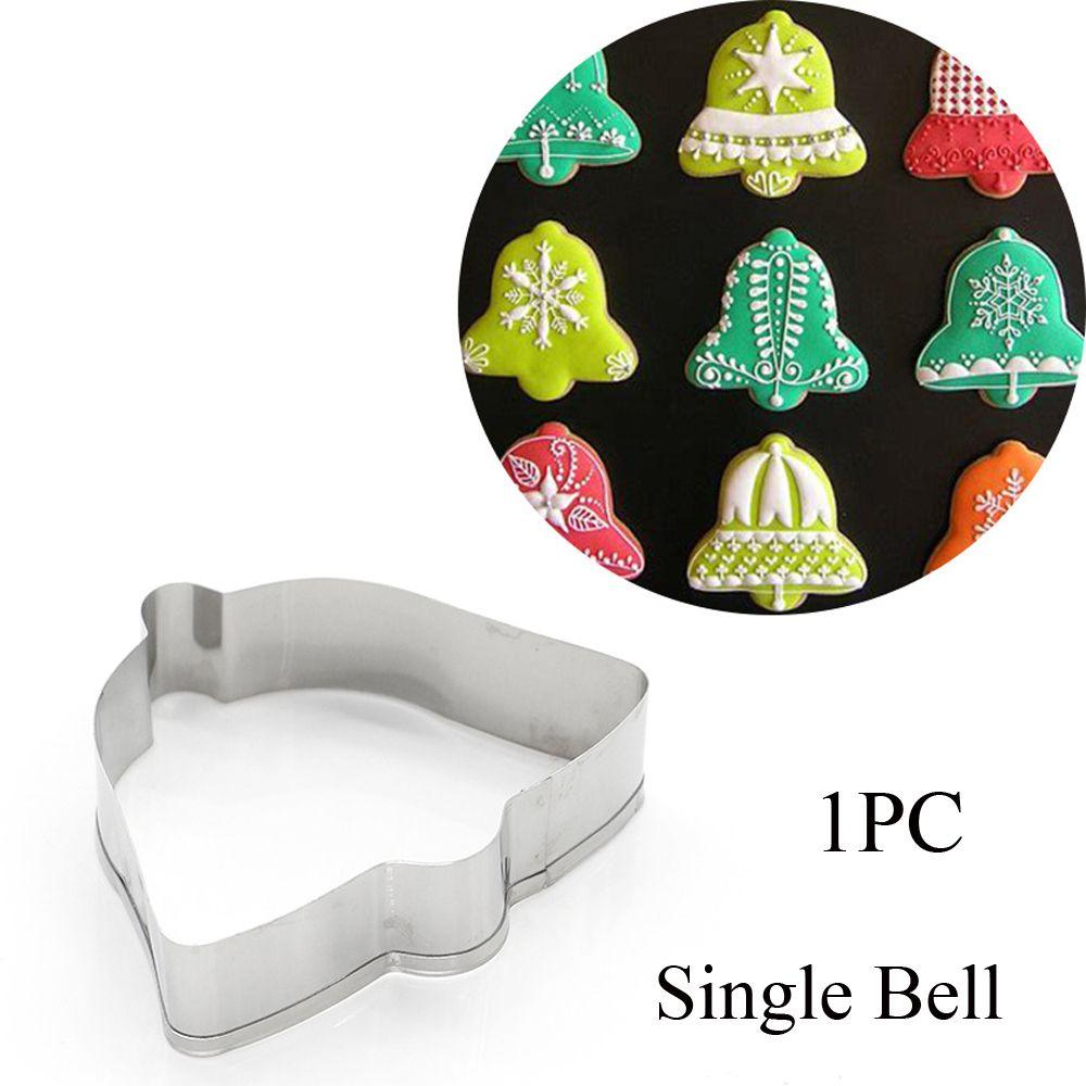 1/2PCS Gingerbread Man Santa Claus Snowflake Elk Christmas Cookie Cutter Cake Mould Baking Tool Biscuit Mold