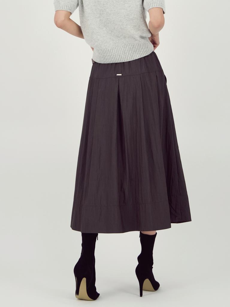 Acud Barrel Volume Skirt _D.Brown