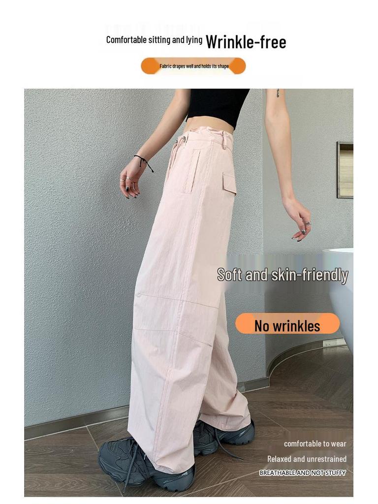 2026 Quick-Dry Women's Paratrooper Scythe Pants - Wide-Leg, Deconstructed Spring Summer Workwear