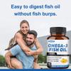 Integratore di olio di pesce Omega 3 con EPA (acido eicosapentaenoico) 650mg 90 capsule