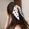 Liu Yifei Rose-Themed Bow Claw Clip for Women 2024