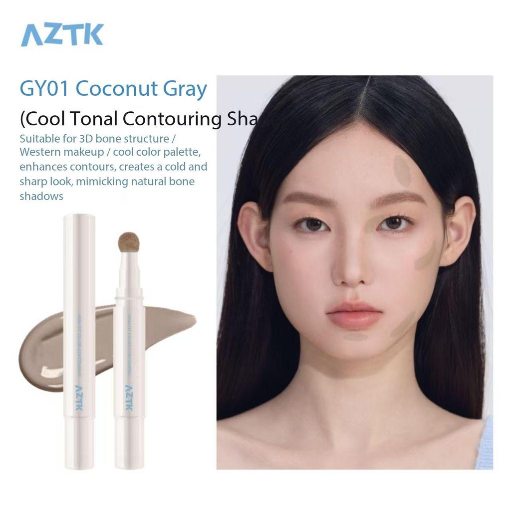 AZTK High Fit Color Corrector Liquid Concealer Pen Highlighter Stick Brightener Contouring Moisturizing Lightweight Powder Cream