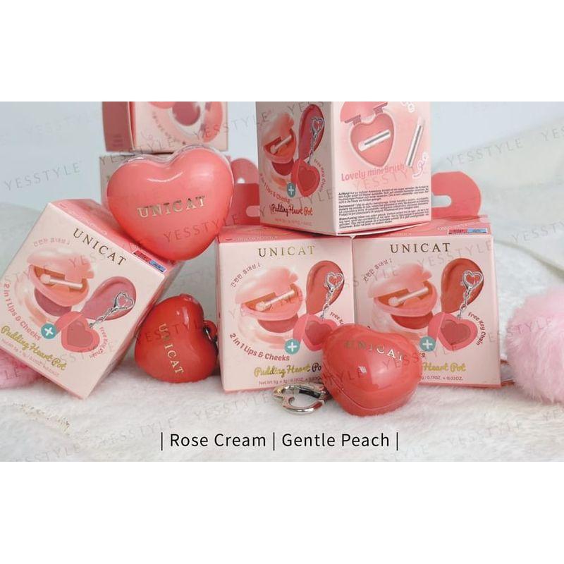 UNICAT - Pudding Herz Topf 2 in 1 Lippen & Wangen Rouge