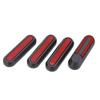 4Pcs Electric Scooter Wheel Hubs Cover Safe Drive Install Easily Electric Scooter Accessories for Xiaomi M365Red