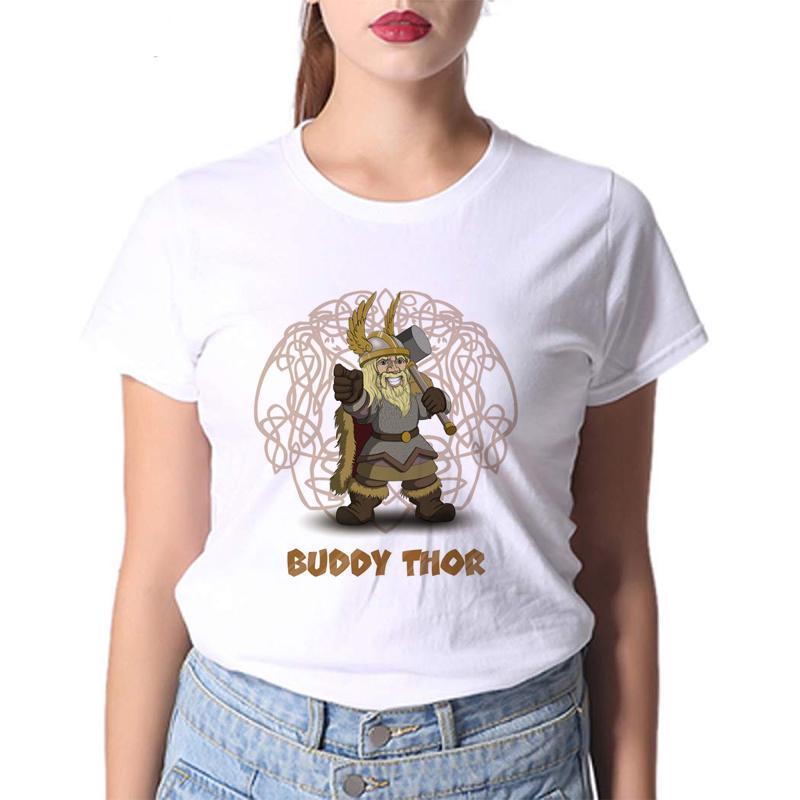 Buy Women White Top Buddy Thor T Shirt 