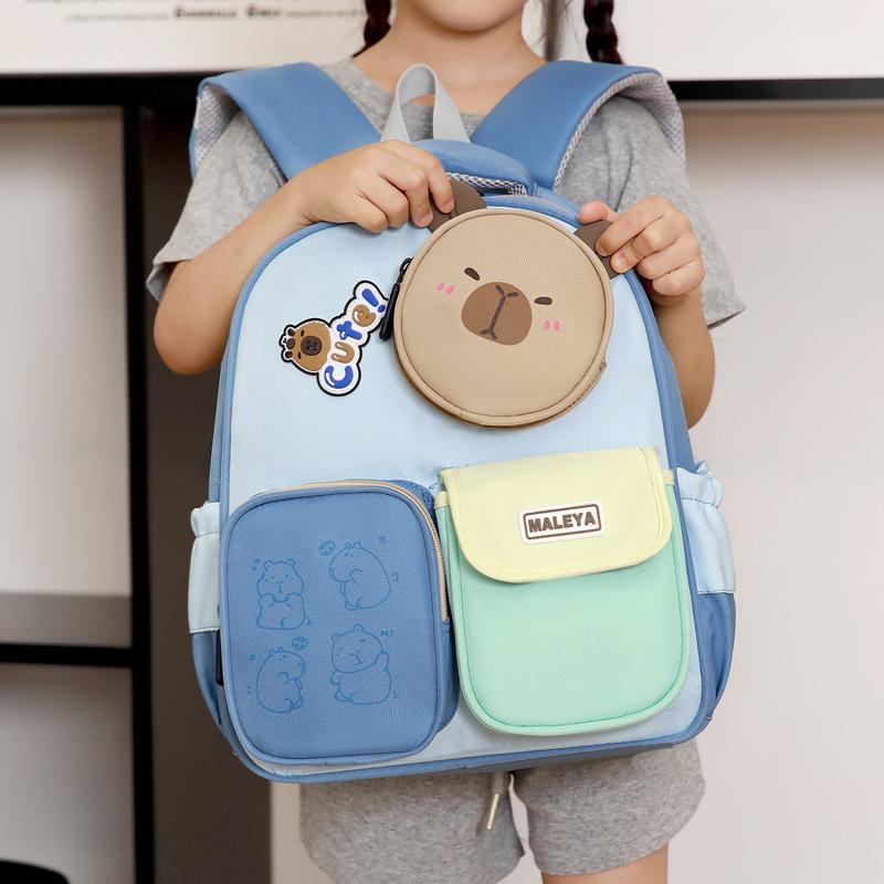 Słodki plecak z kreskówką dla przedszkola i klas 1-3: Lekki i Uroczy