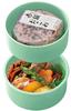Skater Bento Rice Ball Made In Disney Retro Bambi Box, 500ml, Two-Tier, Round, Case, Antibacterial, Japan, Design, ONWR1AG-A