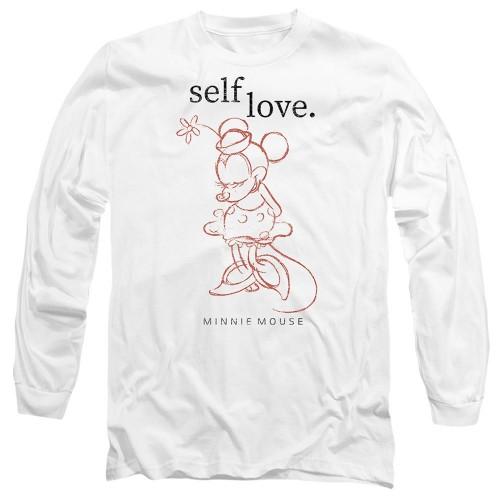 Disney Unisex Adult Self Love Minnie Mouse Valentine`s Day T-Shirt
