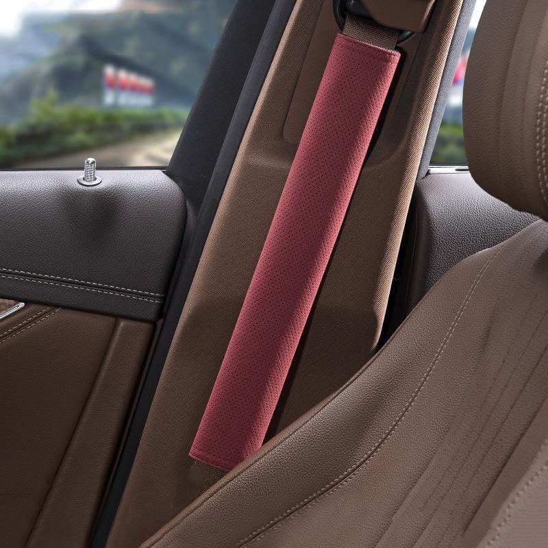 Car Seat Belt Cover Suede Safety Belt Shoulder Cover Protection Pad For Tesla Model 3 Model S Model Y Universal Accessories