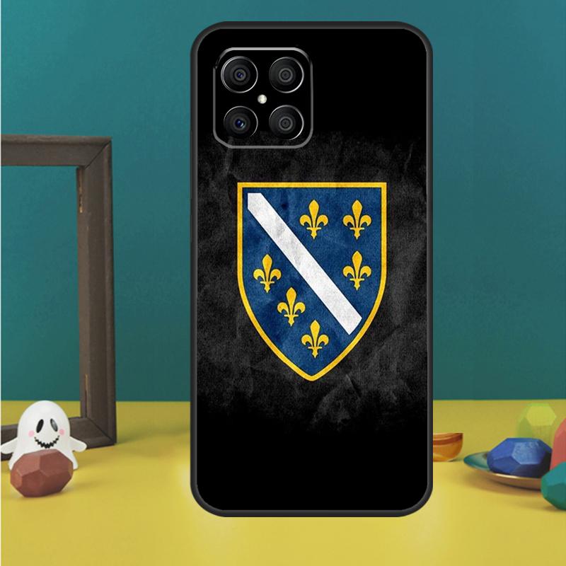 Bosnia Flag Phone Case For Huawei P40 Lite P50 P30 P20 Pro Nova 9 5T Honor X9 X8 X7 50 Back Cover