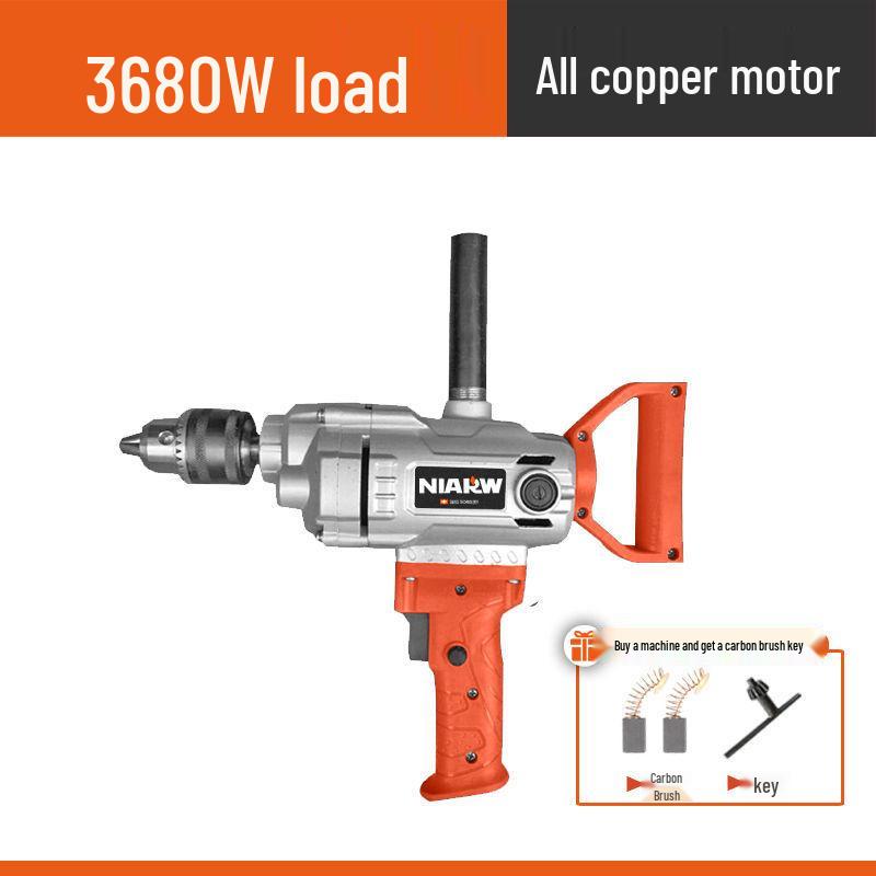 High-Power Multi-Functional Electric Mixer: Paint, Putty, Cement, Mortar