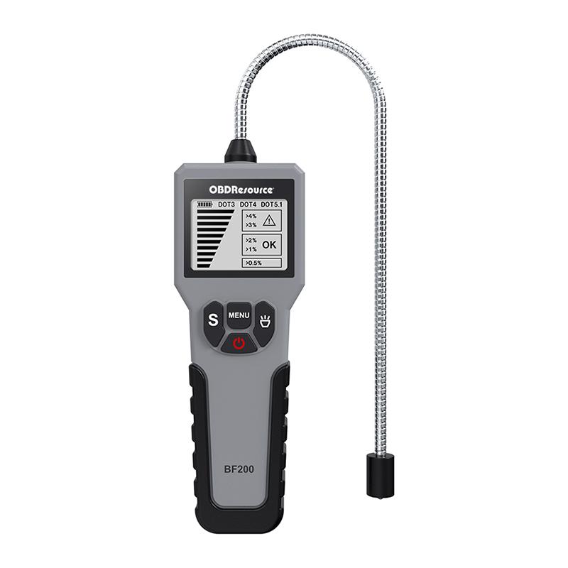 

OBDResource Car Brake Fluid Tester, BF200 Liquid Oil Moisture Analyzer with Screen, DOT3 DOT4 DOT5.1, Digital Brake Fluid Tester BF200