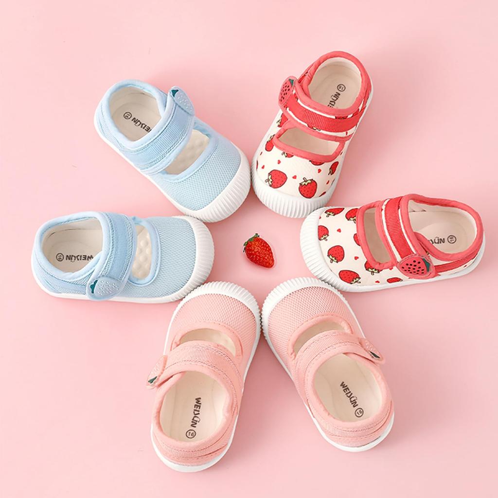 HAYAHARU Baby Mesh Zehenschuhe für Mädchen und Babys Perfekt zum Laufen Sommergrößen Sandalen, Schutz, Jungen, Weich, Geschenk, Kindergarten, Rutschfest,