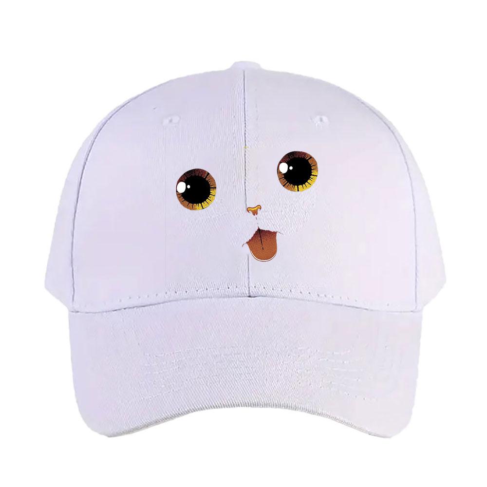 Cute Black Cat Minimalist Tongue Cap Summer Women Unisex Adult Peaked Hat Casual Adjustable Printed Baseball Caps Trucker Cap