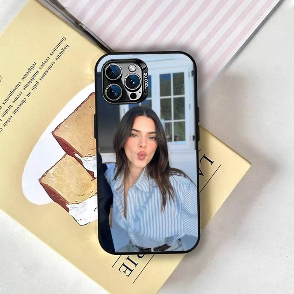 K-Kendall Jenner Phone Case For iPhone 17,16,15,14,13,12,11 Plus,Pro Max,XS,Colorful Silver Black Cover iPhone14