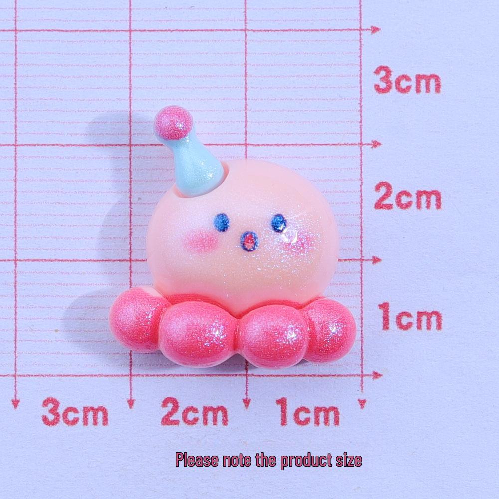 DIY Ozean Oktopus Resin Bastelzubehör: Aufkleber, Haarnadeln, Schmuck und mehr