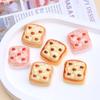 DIY Cute Resin Accessories: Cream Glue Cartoon Hair Clips & Crocs Charms, Cheese Toast Food Toy Decorations