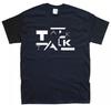 TALK TALK Nuova T-SHIRT Tutte le taglie S M L XL XXL colori Nero Bianco