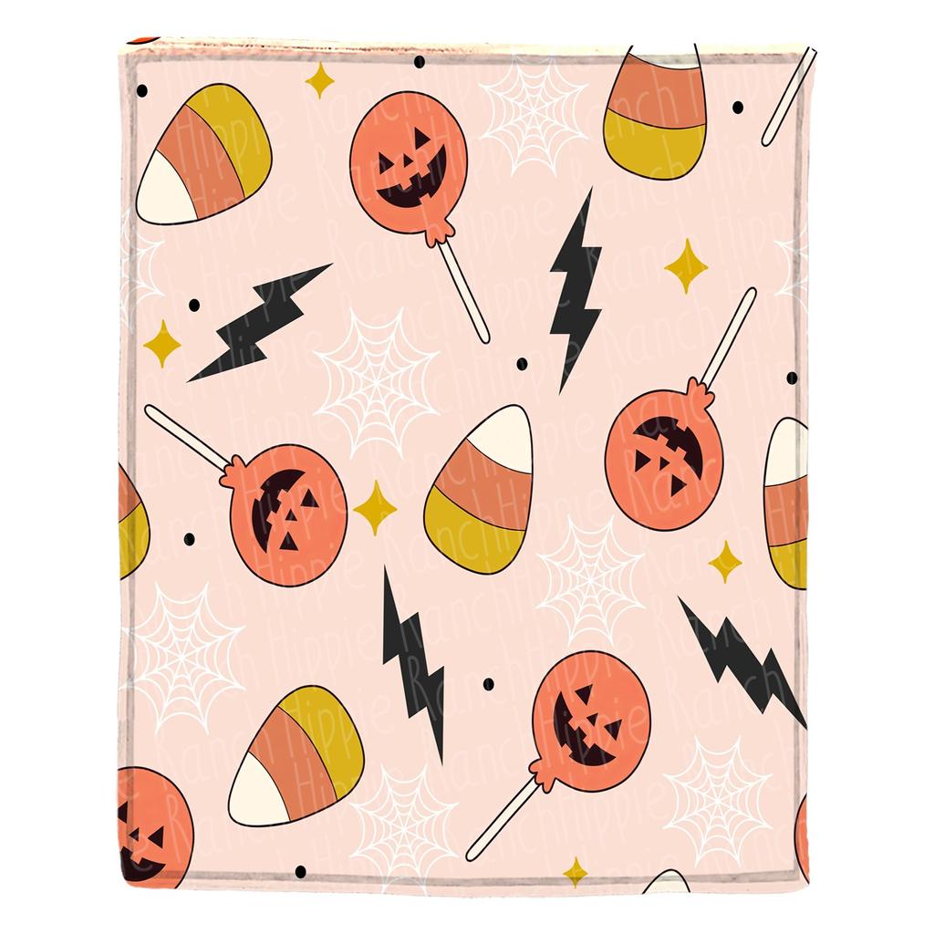 Halloweenská deka s potiskem