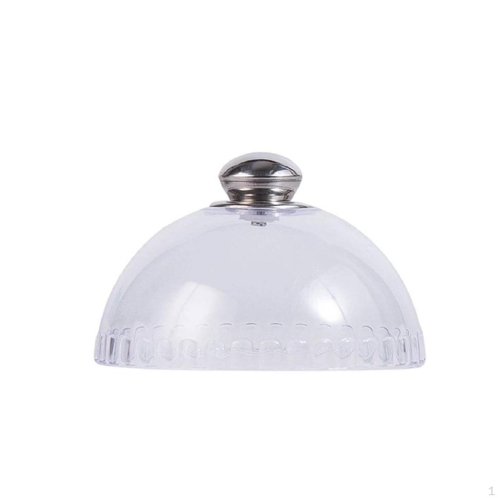 Cake Dome Plastic Cover with Knob Safe for Buffet, Bakery, Bakers, Caterers