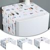 1PC Waterproof Home Decoration Refrigerator Dust Protection Reusable Color Printing Cute Prints PEVA Kitchen 130x55cm