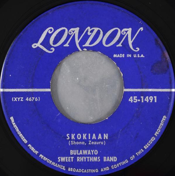 

7inch Record BULAWAYO SWEET RHYTHMS BAND - Skokiaan 4514191 London Records 1954 US Jazz Used