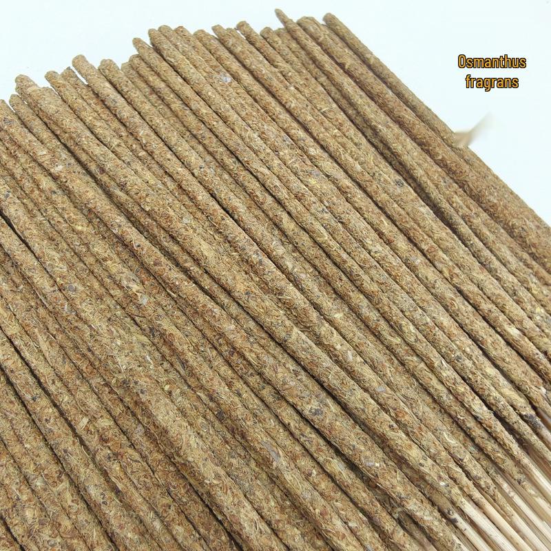 Argentine Hand-Rolled Flower Petal Incense Sticks - Osmanthus & Rose Scents for Home Diffusers