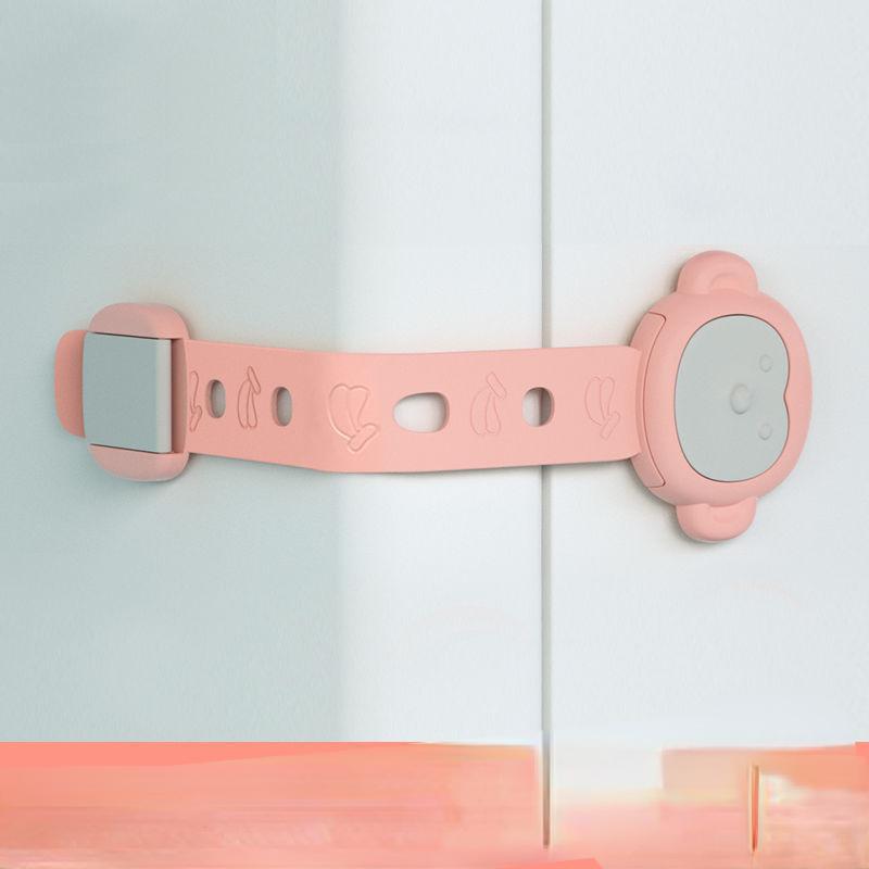 Adjustable Baby Safety Multi-functional Anti-pinch Hand Drawer Cartoon Lock Securely For Cabinet Windows