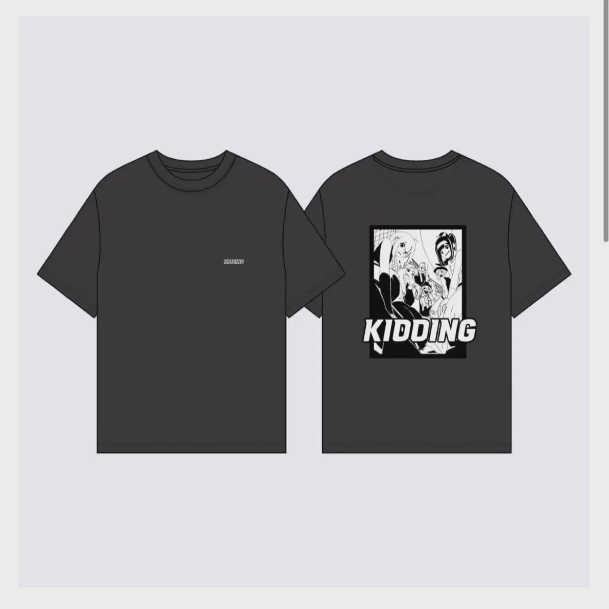 

Lee Sedol Kidding футболка с коротким рукавом, черная, M Withmuu Spao Ise Pop