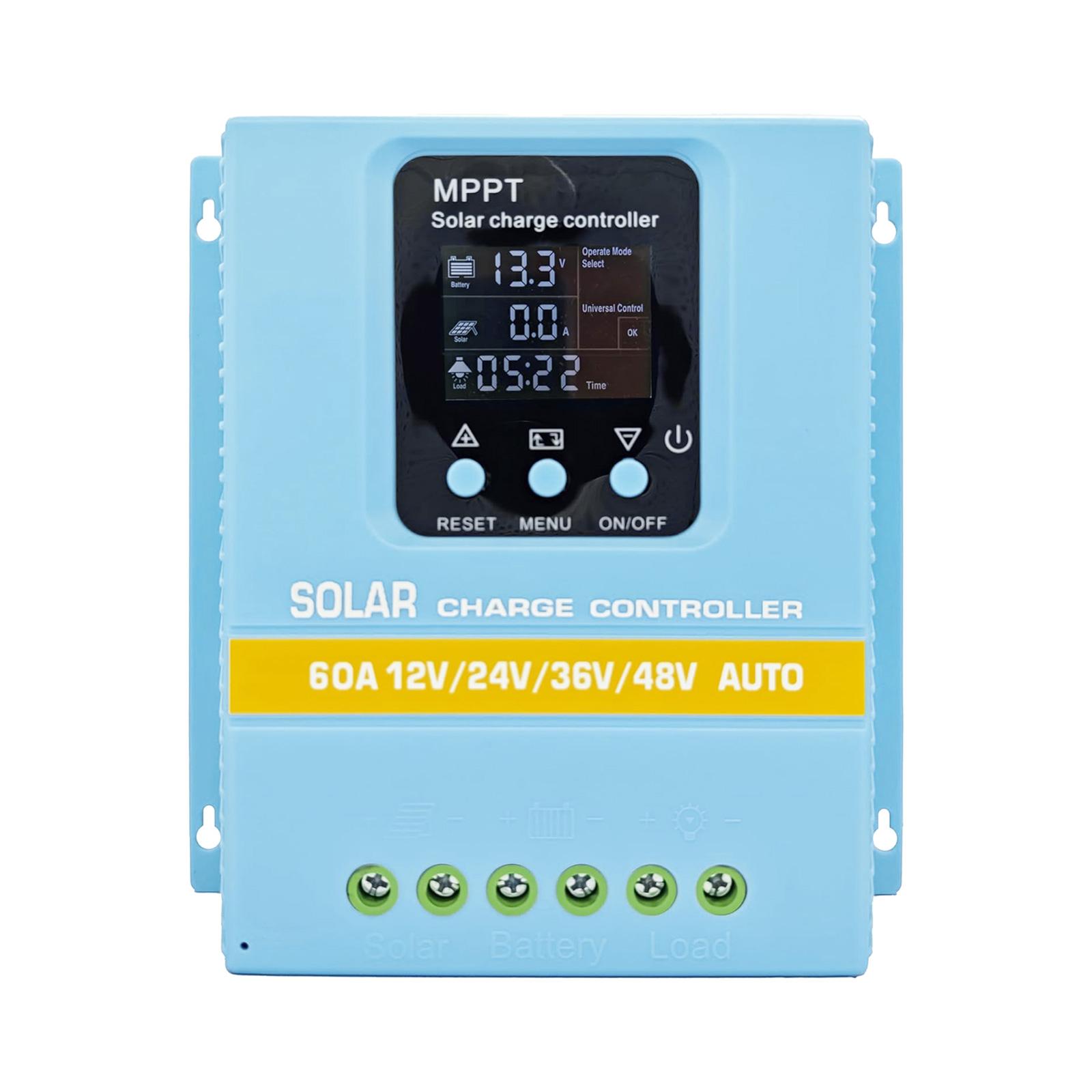 MPPT Solar Panel Charge Regulator Auto Solar Charge Battery Intelligent Regulator for Electronic Device Easy to Use
