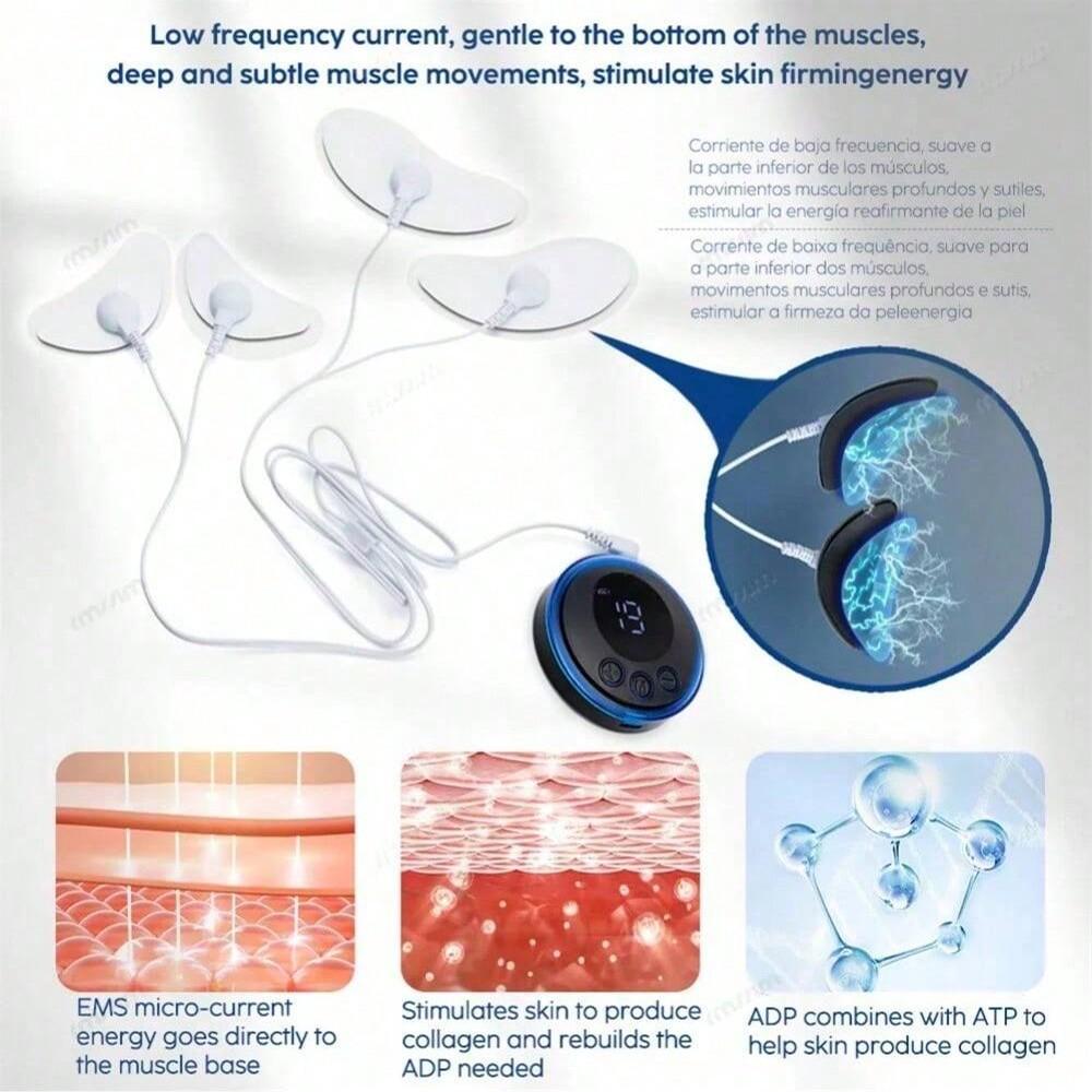 EMS Facial Massager Face Lift Device Care Tool Current Muscle Stimulator Neck Eye Facial Skin Tightening Anti-Aging