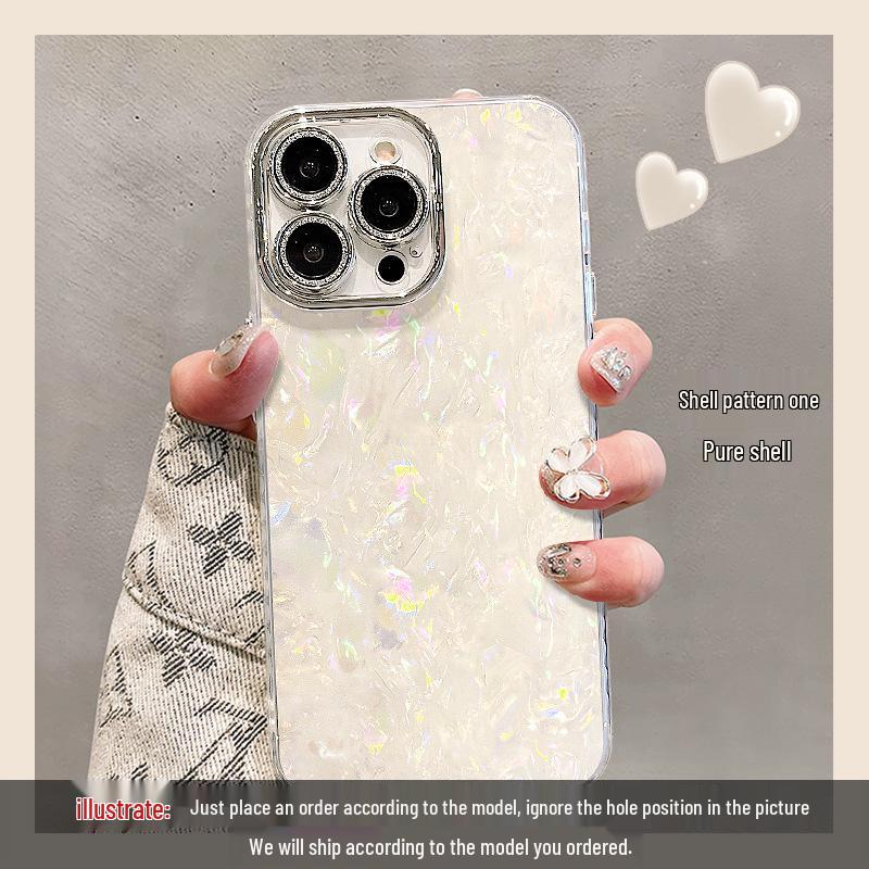 

Luxury Apple 17 Pro Max Case - Full Coverage Lens Film for iPhone 16, 15, 14, 13 with High-End Shell Texture 12 Pro Max