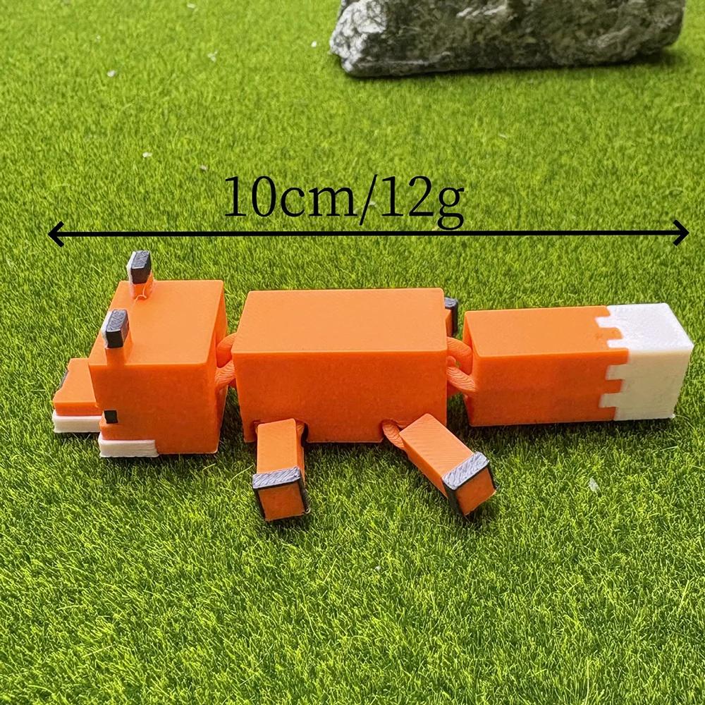 

3D Printing Multi-articulated Articulating Animals Squirrels Foxes Dogs Wolves for Home Desk Decoration Decor Kids Gift