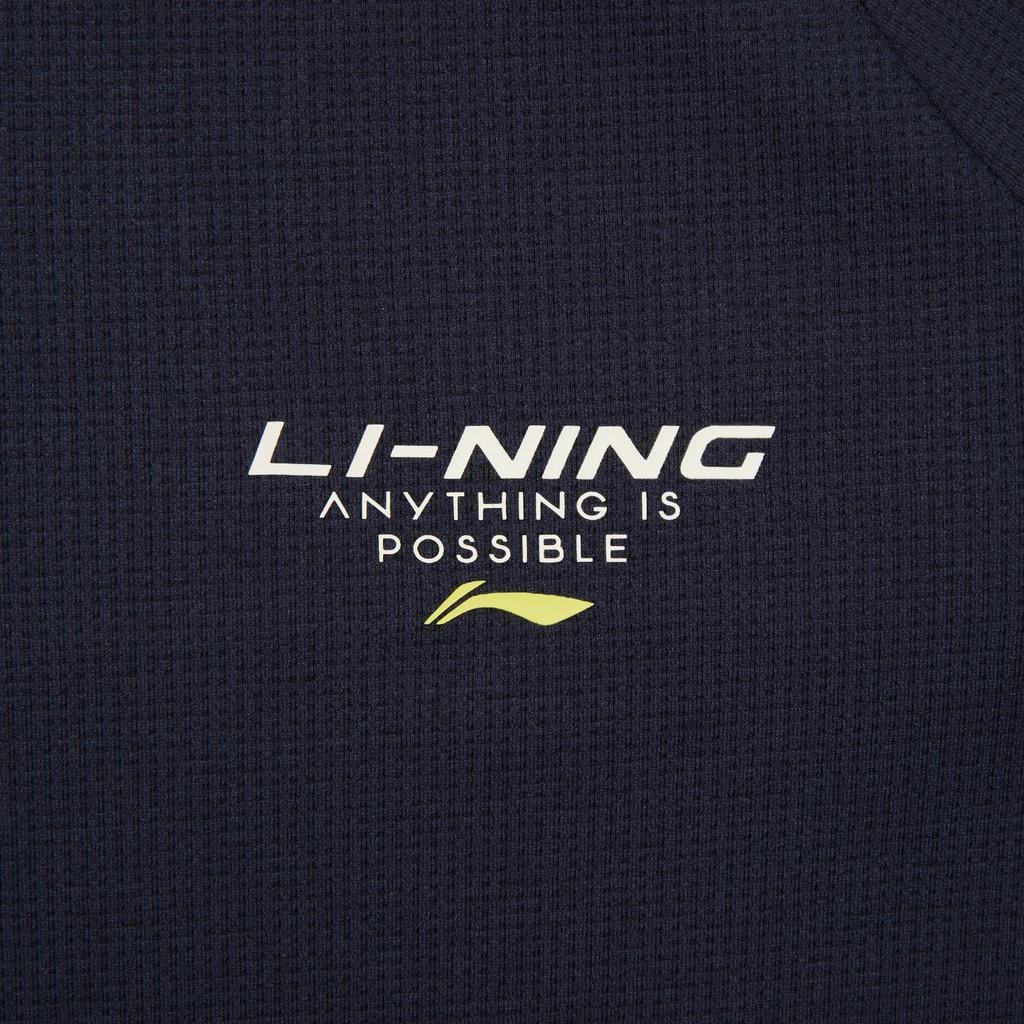 Li-Ning Round Neck Logo Print T-Shirt Men tops ATLW121-6