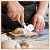 Pastry Cutter Double Wheel - Exquisite Wooden Handle, Perfect for Pasta, Pizza, Ravioli, Cookie -Cheese Slicers Enhance Your Culinary Artistry