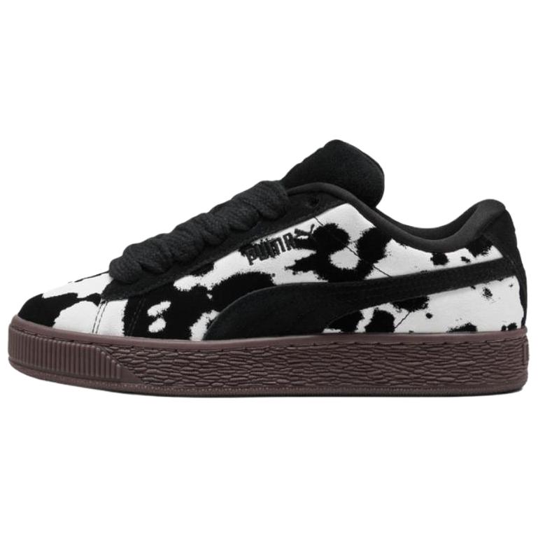 PUMA Suede Xl Velvet Dream Women s Puma Black Warm White Low Top Lifestyle Sneakers 403253-02 EU 42
