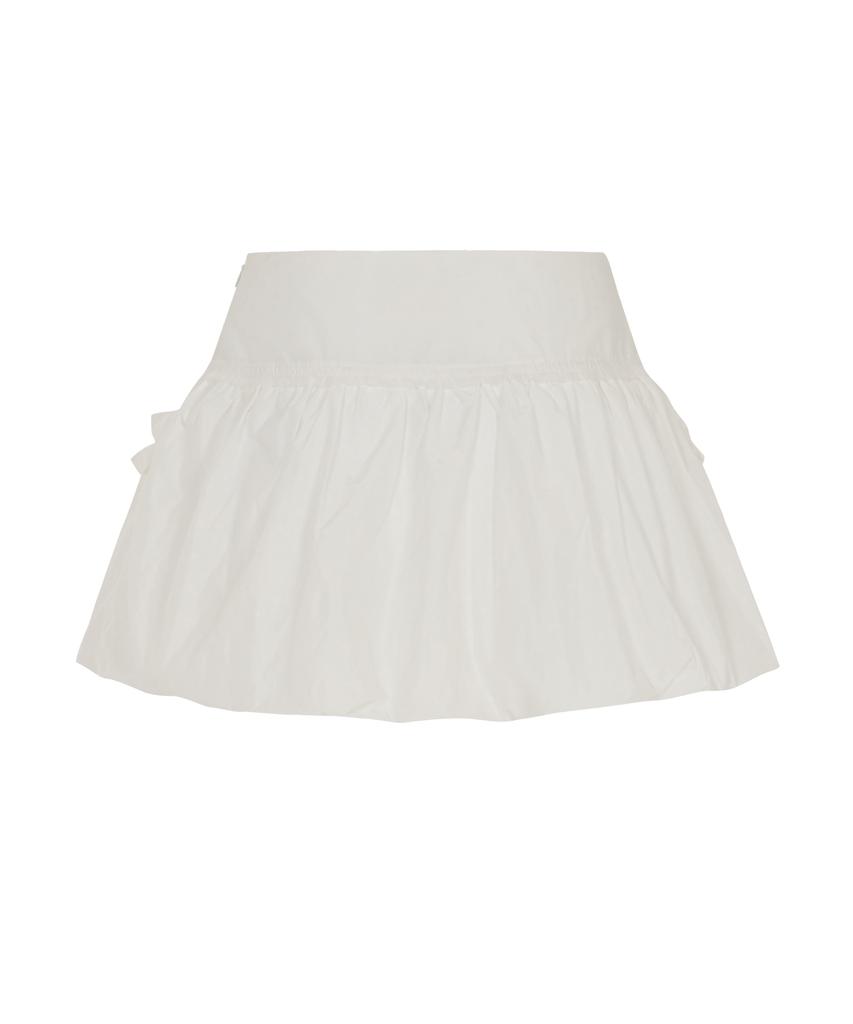 Iligo Frill Dot Balloon Skirt White