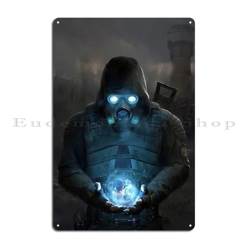 Stalker Heart Of Chernobyl Game Art Metal Plaque Designs Cinema Wall Cave Club Pub Tin Sign Poster